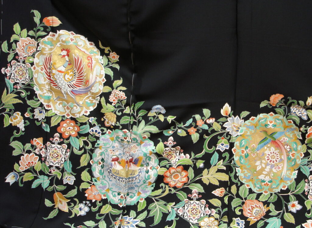 老舗呉服店の黒留袖