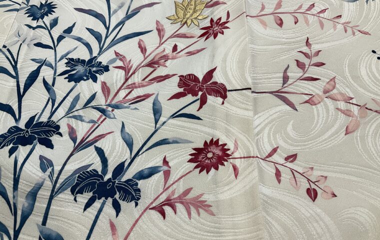 奈良　着物　クリーニング　祖父の作った京友禅　｜染と呉服はっとり