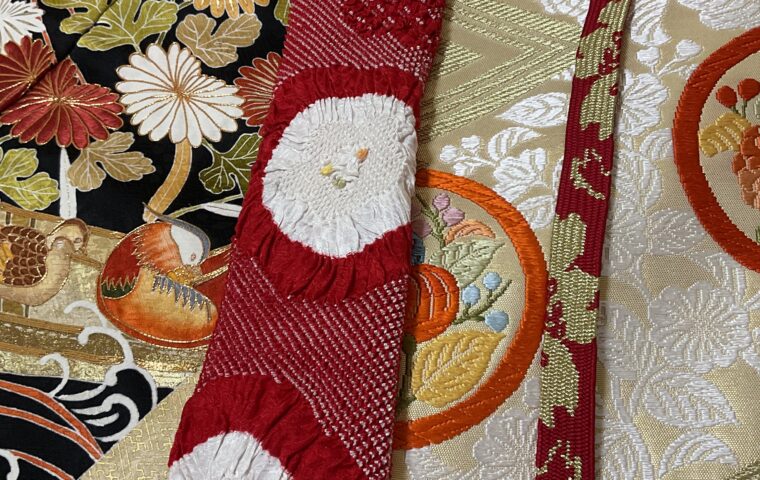 奈良で成人式を迎える方のための振袖と袋帯の組み合わせ