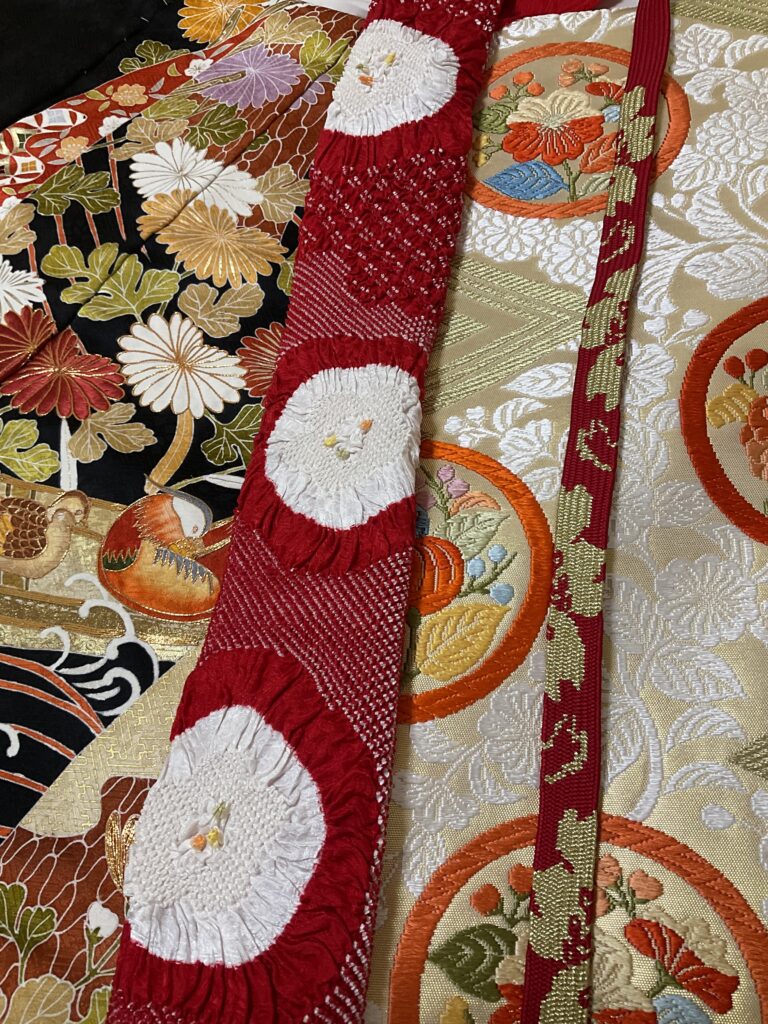 奈良で成人式を迎える方のための振袖と袋帯の組み合わせ