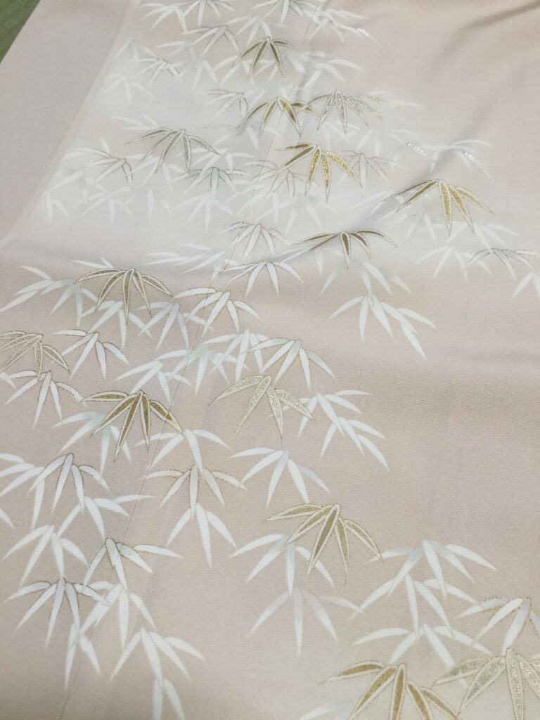 付下げ 笹柄 着物相談
