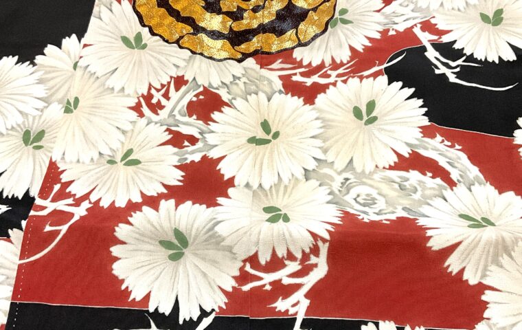 四季の花菊　雅楽刺繍文