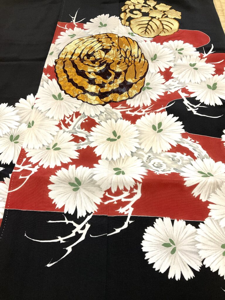 四季の花菊 雅楽刺繍文