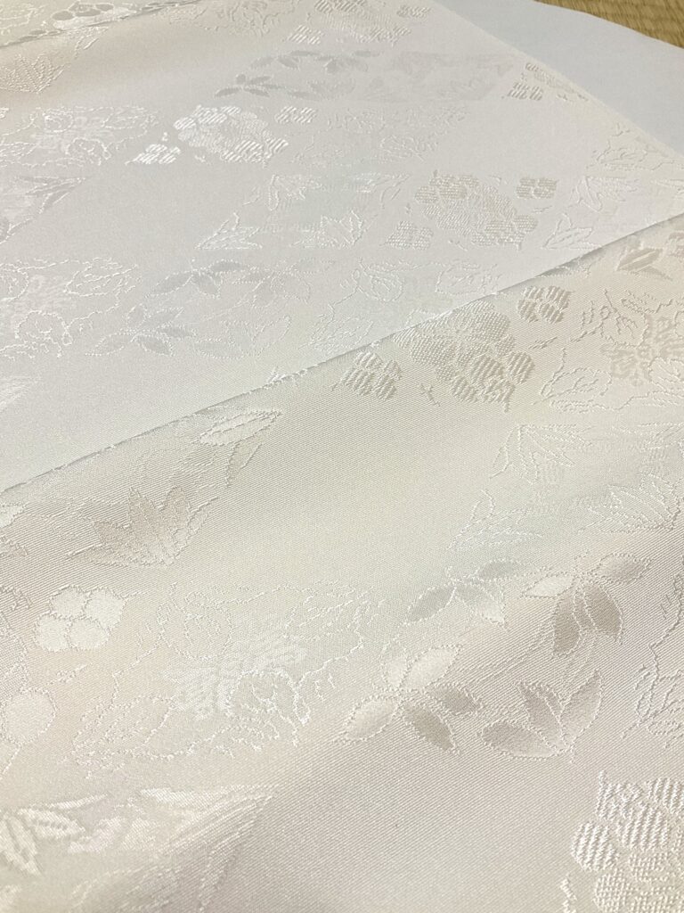 白生地 地紋 菱華文