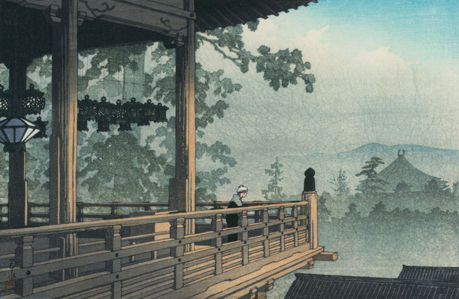 東大寺二月堂　お水取り　春の訪れ　老舗呉服店