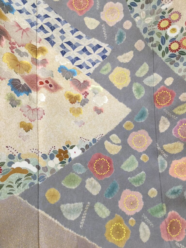 松井青々 辻が花の訪問着 逸品呉服
