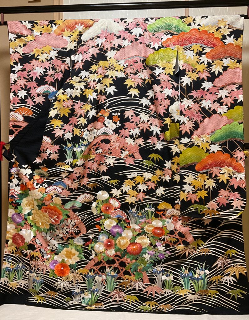 京友禅と京刺繍の渾身の振袖　