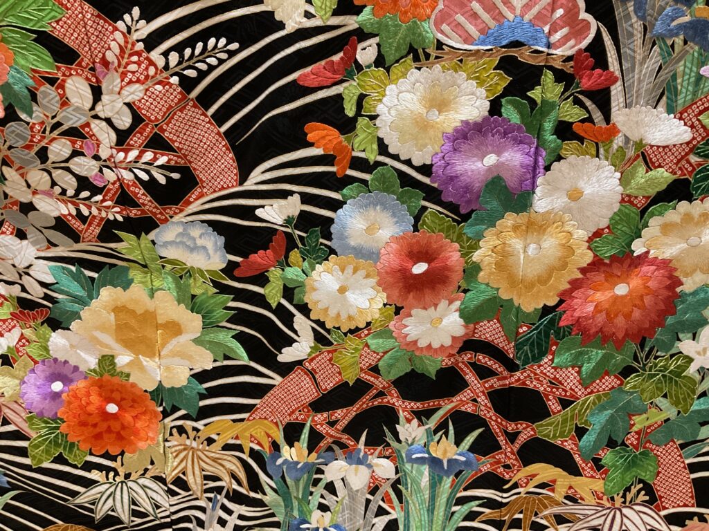 京友禅振袖　京刺繍の逸品