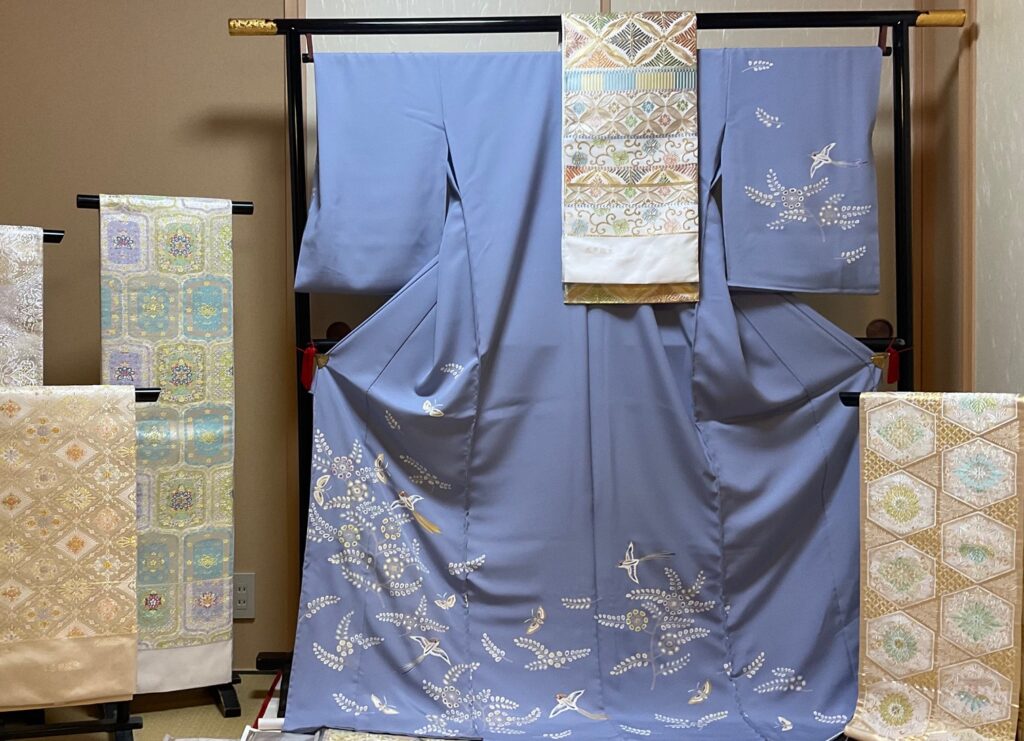 訪問着の展示会風景 選び方の基本